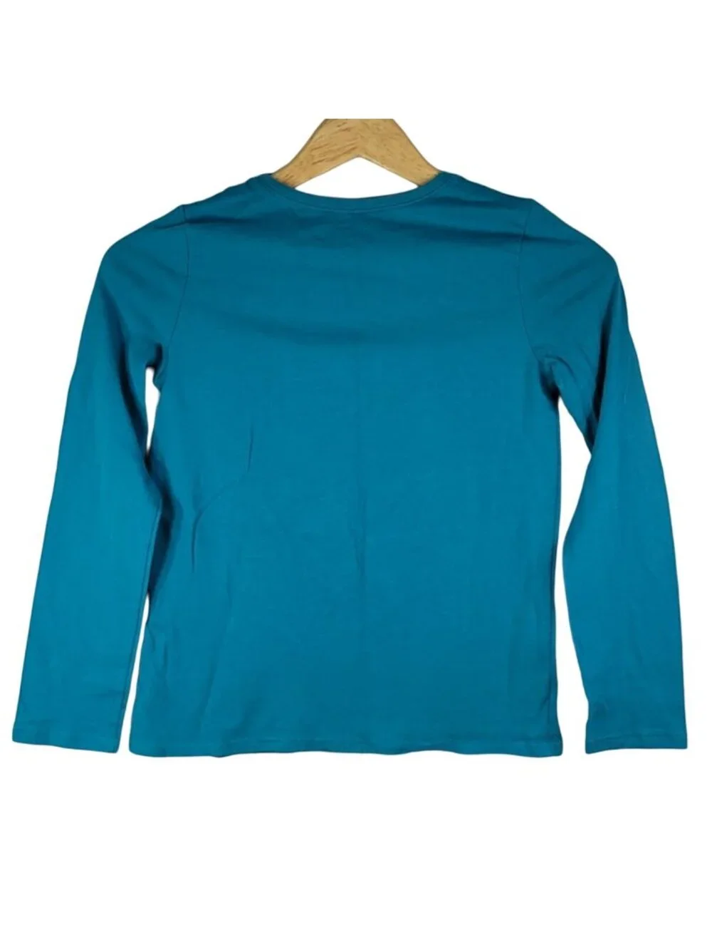 Children's Place Girls Earth Day Top Blue Large Long Sleeve Bees Plant Trees